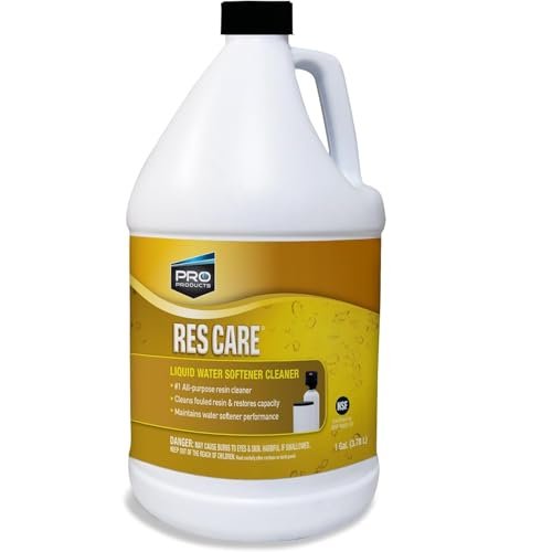 Res Care Liquid Water Softener Cleaner - Cleans Fouled Resin, Restores Softener Efficiency