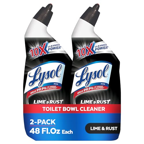 Lysol Lime &amp; Rust Remover Toilet Bowl Cleaner, 48oz