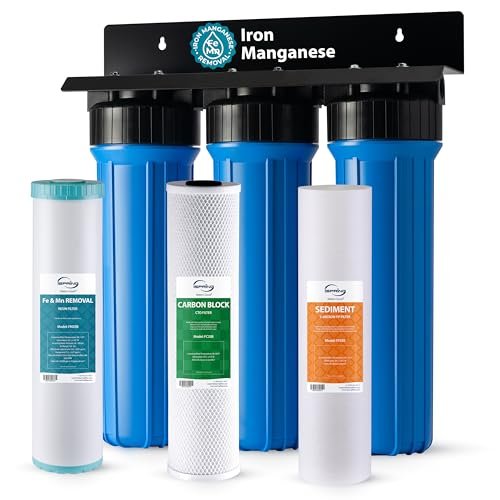iSpring WGB32BM Iron and Manganese Whole House Water Filter