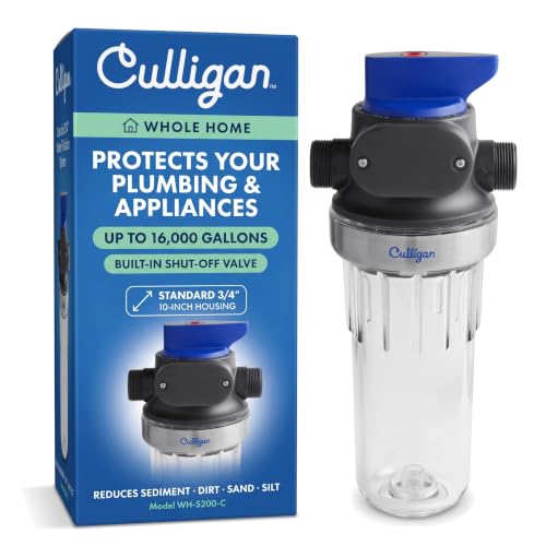 Culligan WH-S200-C Whole House Water Filter Housing, 3/4\" Inlet/Outlet