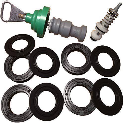 Fleck 5600SXT Rebuild Kit (genuine Fleck piston 60102-71 + seal/spacer 60125 + brine valve 60032)