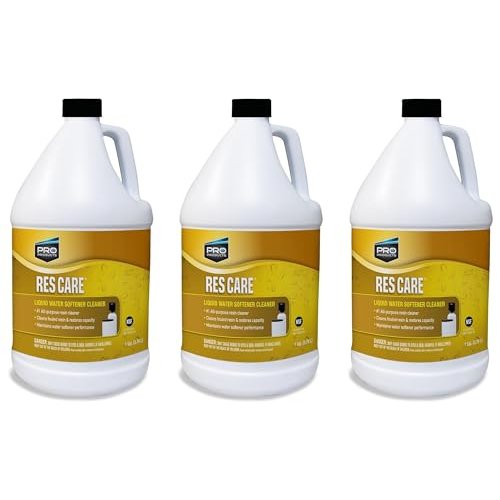 Pro Products ResCare RK02B All-Purpose Water Softener Cleaner, 1 Gallon, Pack of 3
