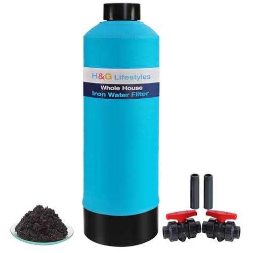 H&G Lifestyles Whole House Water Filter System, Iron and Manganese